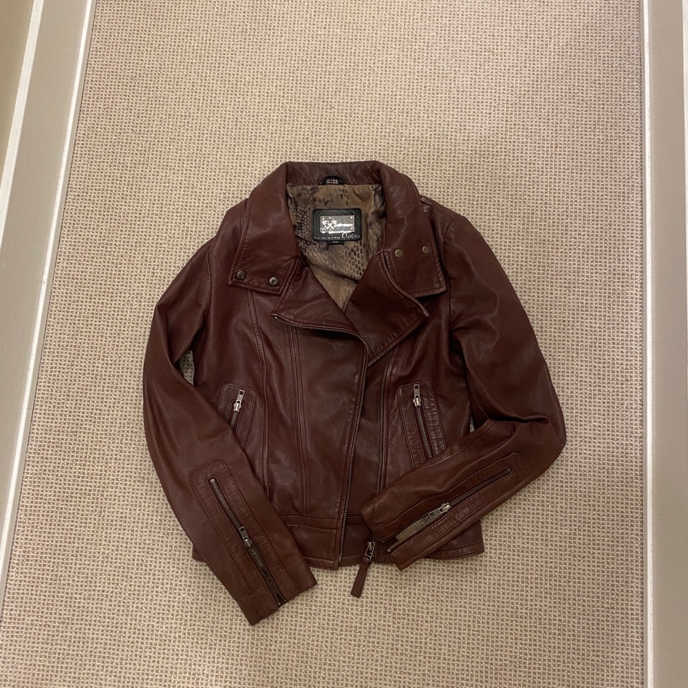 Aritzia Mackage Leather Jacket